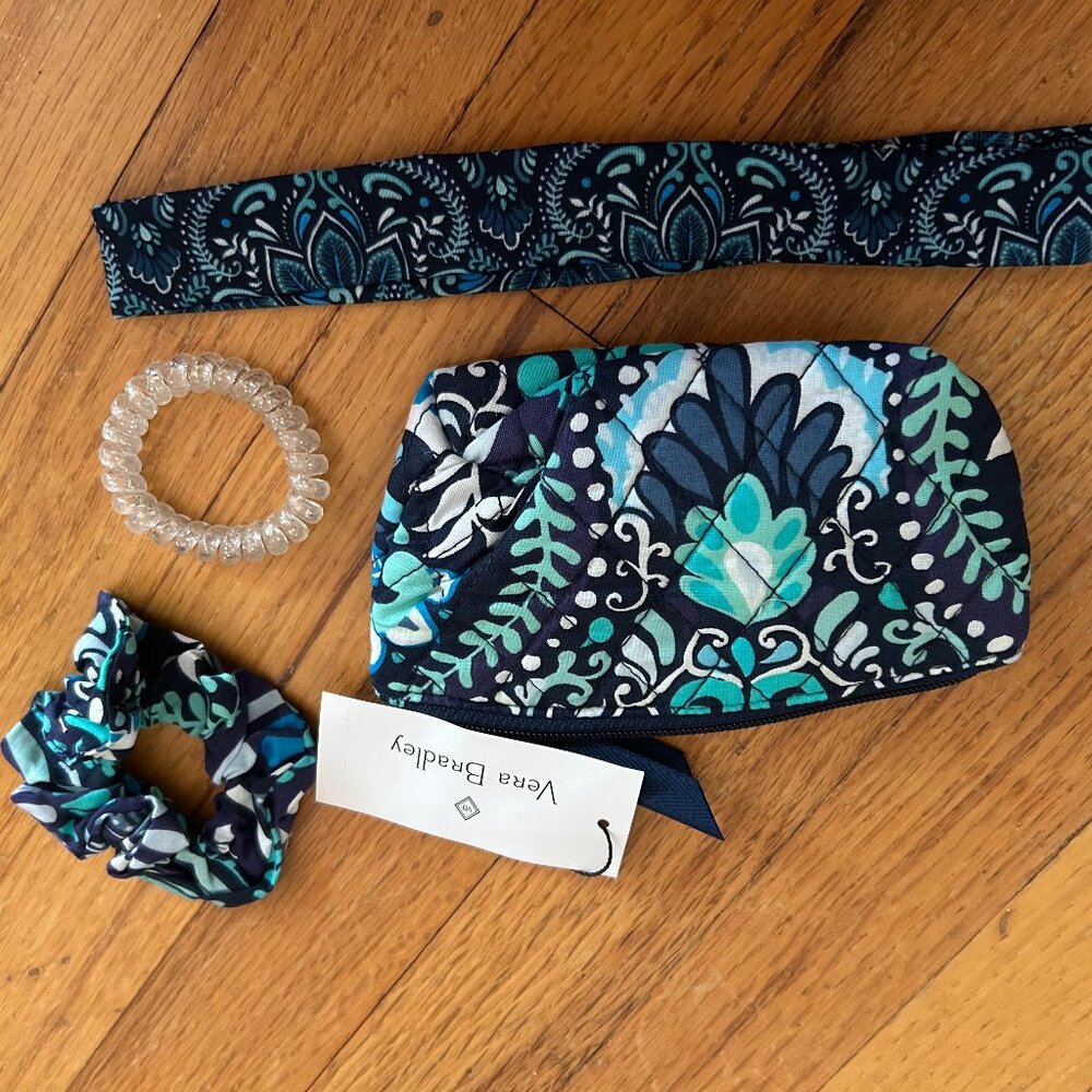 Vera Bradley 3-Piece Hair Accessory Set w/ Pouch